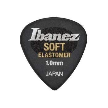 Медіатор IBANEZ EL16ST10S-HBK ELASTOMER HARD 1MM PICK BLACK (301836)