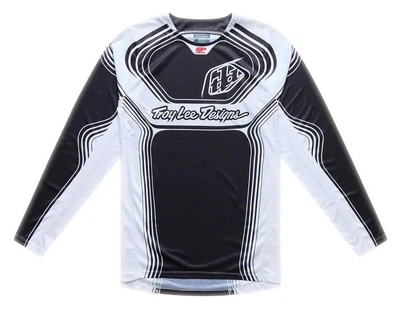 Мото джерсі TLD GP PRO JERSEY; STREAMLINE [BLACK / WHITE] XL (OBOD_377404005)