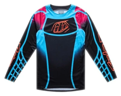 Мото джерсі TLD GP PRO JERSEY; FRAMEWORK [BLACK / CYAN] S (OBOD_377115002)