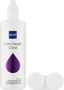 Розчин для контактних лінз із цитратом Disop Hidro Health Citrat 100 мл