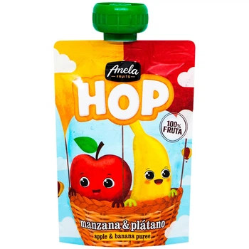 Яблучно-бананове пюре Anela Fruits 100 г (21778048)