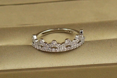 Кольцо Xuping Jewelry Корона р 17 серебристое
