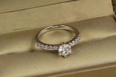 Кільце Xuping Jewelry Аврора р 19 сріблясте