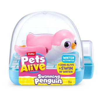 Інтерактивна іграшка PETS ALIVE S1 - ПІНГВІНЧИК (рожевий)