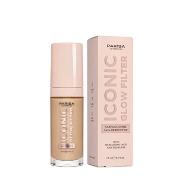 Тональна основа-флюїд з ефектом сяйва Parisa GFP2406 Iconic Glow Filter Foundation №605 Рожеве Сяйво, 20 мл