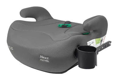 Автокрісло-бустер CRL-16011 Next Seashell Grey i-Size ISOFIX 125-150см+направляючий ремінь, підсклянник CARRELLO