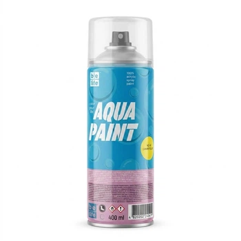 Аэрозольная краска на водной основе Belife Aqua Paint желтая шелковисто матовая (A41)