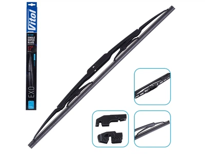 Щітка склоочисника каркасна двірник VITOL EXO 17" 430 мм VK-17430