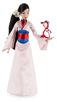 Лялька Disney Store Мулан з дракончиком Мушу Класична 30 см Mulan Classic Doll with Mushu