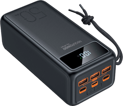 Powerbank RealPower PB-56000 Pro 56000 mAh 100W Black (4040895010933)