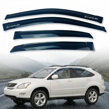 Дефлектори вікон ветровики для Lexus RX 350 2003-2009 Скотч 3M Voron Glass