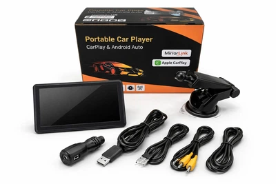 Автомобильный мультимедийный видеоплеер с поддержкой CarPlay и Android Auto • Автомагнитола с экраном для авто