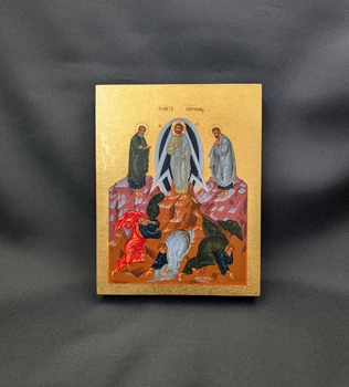 Маленька Писана ікона Преображення Господнє 9×11,5 см