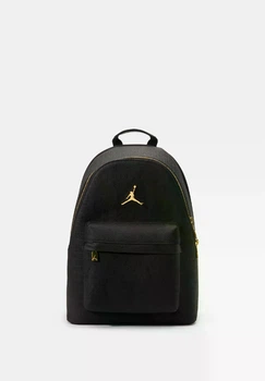 Рюкзак унисекс Jordan с логотипом, черный с золотистой фурнитурой, 20 л JRD-070-BLK