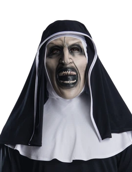 Жіноча маска монахині The Nun чорно-білий (0883028409495)