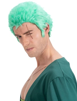 Перука Zoro чоловіча One Piece зелений