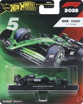 Kolekcjonerski bolid Mattel Hot Wheels Premium Formula 1 2025 Kick Sauber JKD89 (194735347957)