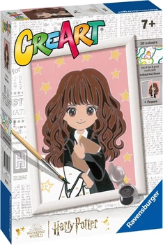 Картина за номерами Герміона Гаррі Поттер Ravensburger CreArt Harry Potter Hermione 25754 13×18 см 10 кольорів від 7 років (SKU-469)