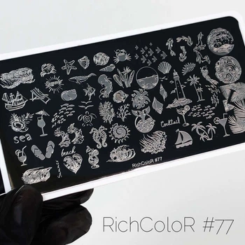 RICHCOLOR Пластина для стемпінгу - 077