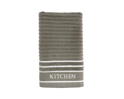 Рушник кухонний TWL Kitchen home 400 г/м2, 30*50 см, сірий