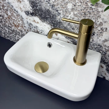 Умывальник VBI Cupi L подвесной 36x22 см white VBI-015627