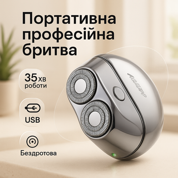 Компактная дорожная бритва с литий-ионным аккумулятором Camry CR 2938