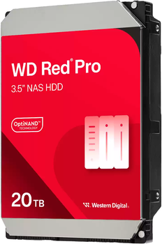 Dysk twardy Western Digital Red Pro NAS 20 TB 7200RPM 512 MB 3.5 SATA III (023942532033)