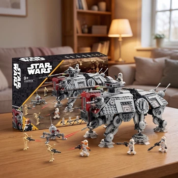 Конструктор Star Wars Шагоход AT-TE Walker, 1082 детали