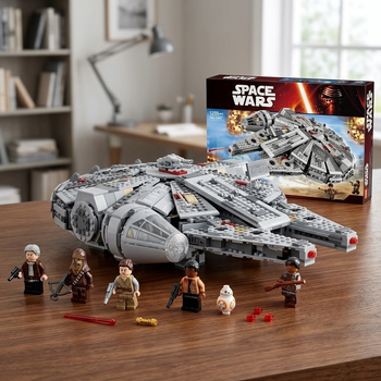 Конструктор Star Wars Millennium Falcon, Сокол Тысячелетия, 1329 деталей