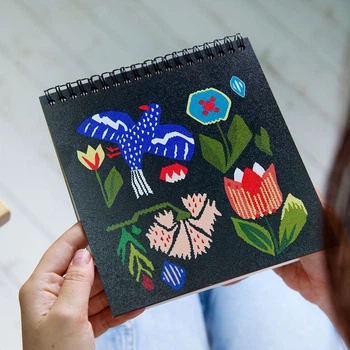 Блокнот Sketchbook (квадрат) Політ
