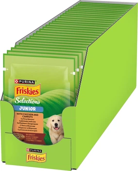 Вологий корм Purina Friskies Junior З куркою та морквою