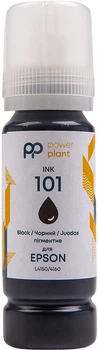 Чернила PowerPlant 101 для Epson L4150/4160 Pigmented 70 мл Black (PP101BP)