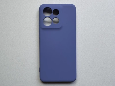 Защитный чехол для Motorola Edge 60 Neo тонкий, фиолетовый Grass Purple, надежная защита от ударов, из высококачественного силикона
