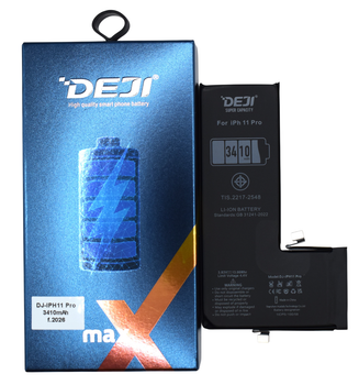 Аккумуляторная батарея повышенной емкости Apple iPhone 11 Pro 3410 mAh Deji Original