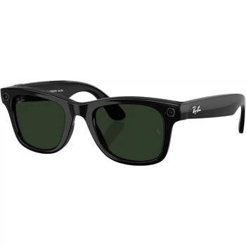 Смарт-окуляри Ray-Ban Meta Wayfarer Gen 2 LargeShiny Black Frame/Clear to Graphite Green Transit.Lens. RW4012 601/1M 53-22