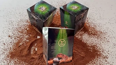 Шоу-бокс шоколадных батончиков «БЕЙЛАВ» со вкусом рома Goluba Sweets