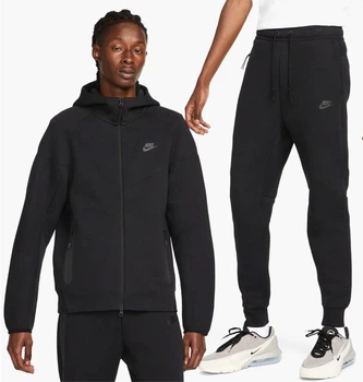 Спортивный костюм мужской Nike Tech Fleece 2XL Черный FB7921-010-FB8002-010