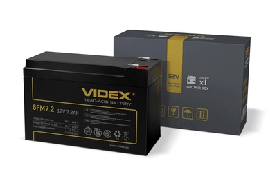 Акумулятор Videx 6FM7.2 12V 7.2Ah, 1 шт.