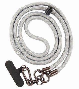 Ремінець (шнурок) з тримачем для смартфона Dengos CrossBody Rope Grey (NTK-CRB-02)