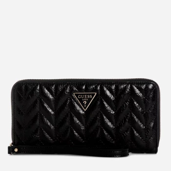 Кошелек женский из искусственной кожи для карточек Guess 707598719 Черный (1161981638)