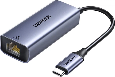 Сетевой адаптер Ugreen 60550 / USB Type-C / Gigabit Ethernet / Gold
