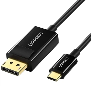 Кабель UGREEN Type-C — DisplayPort 1.2, 1.5 м, виведення 4K 60 Гц та 2K 144 Гц, сумісний з Thunderbolt 4 та 5