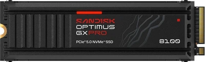 Dysk SSD SANDISK Optimus GX PRO 8100 4TB M.2 2280 NVMe PCIe 5.0 x4 3D NAND TLC (SDSP82400TAH-000E0)