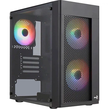 Корпус AeroCool Hexform-G-BK-v2 600W Black (ACCX-PV38004.11) [173300]