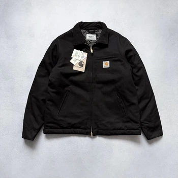 Куртка Carhartt WIP Detroit Black Кархарт Чорний Бомбер Джинсовка M