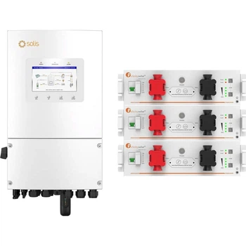 Система хранения энергии Solis S6-EH1P6K-L-PLUS 6kW + 3 АКБ FelicityESS FLA48100UG1 15.3kWh (51.2V/100Ah/5120Wh) [176552]