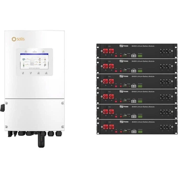 Система хранения энергии Solis S6-EH1P6K-L-PLUS 6kW + 6 АКБ Dyness B4850 14.4kWh (48V/50Ah/2400Wh) [176585]