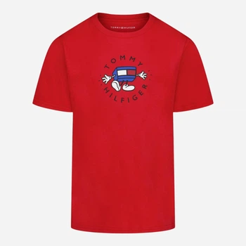 Дитяча футболка Tommy Hilfiger 228753963 104 см Червона (1159859656)