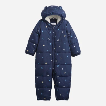 Детский зимний слитный комбинезон для новорожденных GAP 976922396 50 см Синий (1159865136)