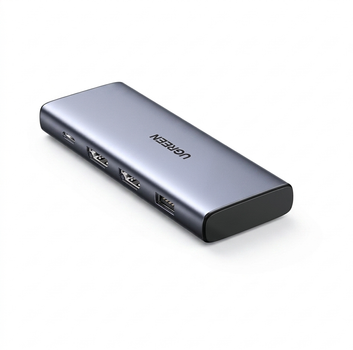 Док-станция UGREEN Type-C с двумя HDMI 4K и Thunderbolt 4, для трех дисплеев, для ноутбуков